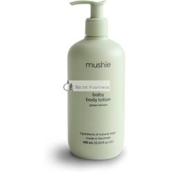   Mushie Baby Lotion 400ml Körperlotion für Mama und Kind mit grünem Zitronenduft