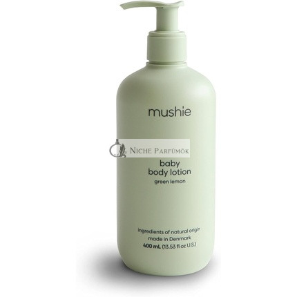Mushie Baby Lotion 400ml Körperlotion für Mama und Kind mit grünem Zitronenduft