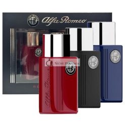   Alfa Romeo Ajándékcsomag Parfüm Kék Fekete Piros Eau De Toilette Férfiaknak, 40 ml