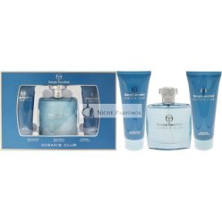   Sergio Tacchini Ocean Club Geschenkset Eau De Toilette 100ml Duschgel 100ml Aftershave-Balsam 100ml