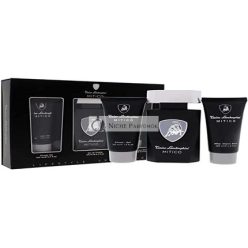   Tonino Lamborghini Mitico 3 darabos ajándékcsomag: Eau De Toilette 125ml, Tusfürdő 100ml, Borotválkozás utáni balzsam 100ml