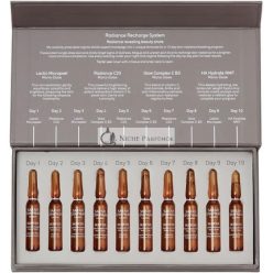   Sarah Chapman Radiance Recharge System 10 napos ampulla program a bőr újratöltéséhez és ragyogásához