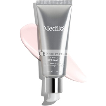 Medik8 Crystal Retinal 1 Anti-Aging Encapsulated Retinal Arckrém - Simító, Firmázó, Ragyogó és Dekongesztáló - Csökkenti a Ráncokat és a Hiperpigmentációt - Minden Bőrtípusra