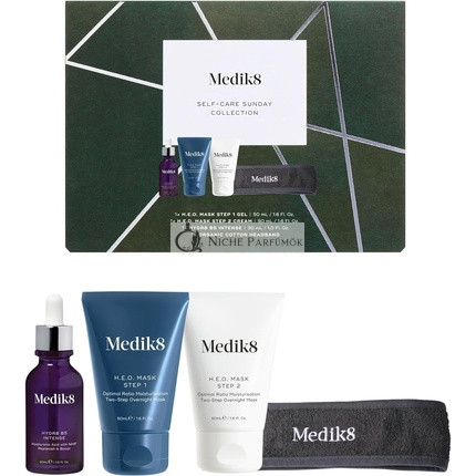 Medik8 Self-Care Sunday Collection Hydr8 B5 Intensive Hyaluronsäure & H.E.O. Gesichtsmaske Tiefenhydration Hautpflege Geschenkset