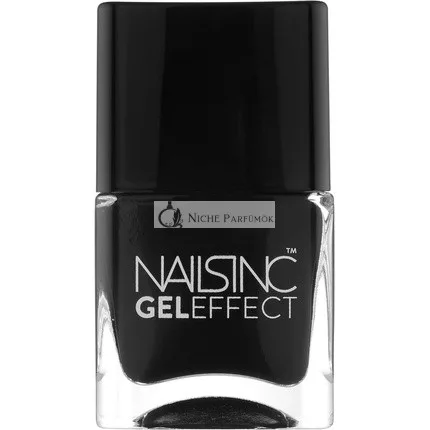 Nails Inc Fekete Taxi Körömlakk