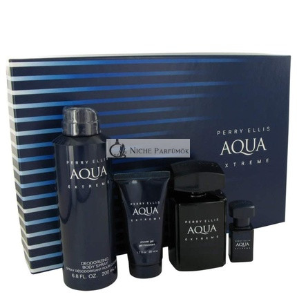 Perry Ellis Aqua Extreme Ajándékcsomag, 100 ml