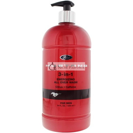 Mustang 3-in-1 Belebendes Duschgel, 1000 ml, Rot