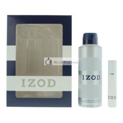   Izod Fehér 2 Részes Ajándékcsomag Eau de Toilette, 15ml, Testpermet, 200ml, Férfiaknak