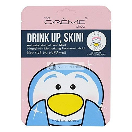 The Crème Shop Koreanische Hautpflege Schönheit Vollgesicht Advanced Sheet Daily Natural Essence Beruhigende Pinguin-Gesichtsmaske