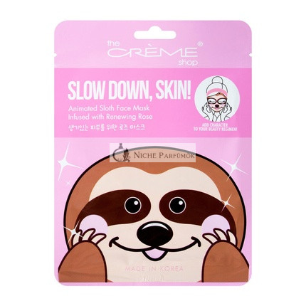 The Crème Shop Slow Dawn Skin Sloth Arcpakolás, 25g