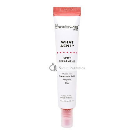 The Crème Shop Mi az akne? Gyógyító foltkezelés Tranexámsavval, Propolisszal és Cica-val