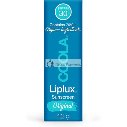 Coola SPF 30 Liplux Napvédő Ajakbalzsam Málnával és Jojoba Olajjal, 4.2ml