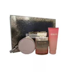   Michael Kors Wonderlust Eau de Parfum 100 ml Körperlotion 100 ml und runde Tasche