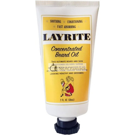 Layrite Konzentriertes Bartöl 59ml - Beruhigend, Pflegend, Schnell einziehend