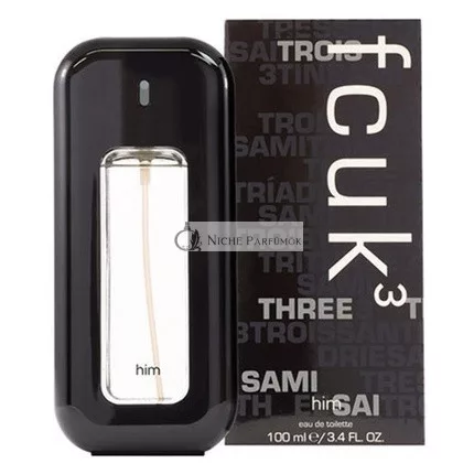 FCUK 3 von French Connection EDT Spray, 100 ml