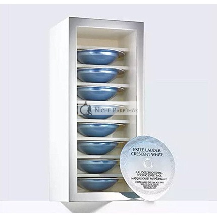 Estee Lauder Crescent White Teljes Ciklusú Világosító Hűsítő Sorbet Csomag 8 Gyors-Hűsítő Pod