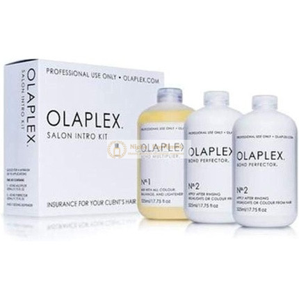 Olaplex Bond Multiplier No 1 Szalon Bevezető Készlet - 525 ml x 1, 525 ml x 2, Dózisadagoló x 1