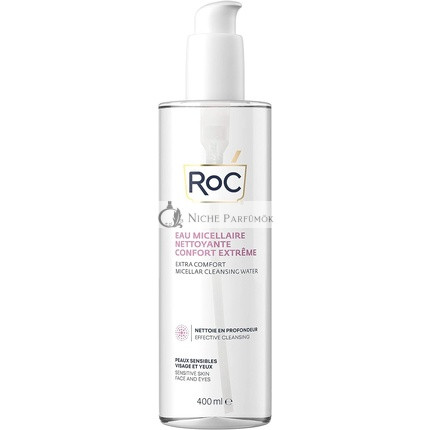 RoC Extra Comfort Micellás Tisztító Víz Érzékeny Bőrre, 400ml