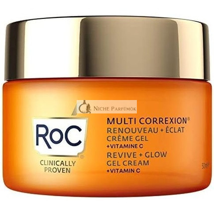 RoC Multi Correction Revive + Glow Gél Krém Anti-Aging, 50ml