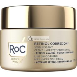   RoC Retinol Correxion Ránctalanító Max Napi Hidratáló Intenzív Anti-Aging Arcápoló Hyaluronsavval, 50 ml
