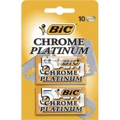   BIC Chrome Platinum Doppelrand Rasiermesser Einweg Einzelschneider Edelstahl 10 Stück