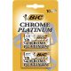 BIC Chrome Platinum Doppelrand Rasiermesser Einweg Einzelschneider Edelstahl 10 Stück