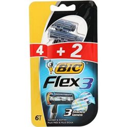   Bic Flex 3 Klasszikus Eldobható Borotva Aloe + E-vitamin 4 + 2 db