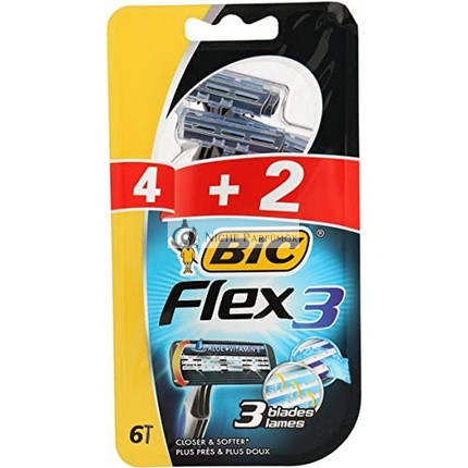 Bic Flex 3 Klasszikus Eldobható Borotva Aloe + E-vitamin 4 + 2 db