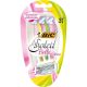 BIC Soleil Bella Színes 4-Pengés Női Borotvák 3 Darabos Csomag Tavaszi Felfüggesztett Pengékkel