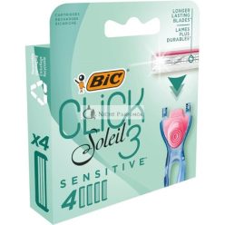 Bic Click 3 Soleil borotválkozó érzékeny patronok 4 db