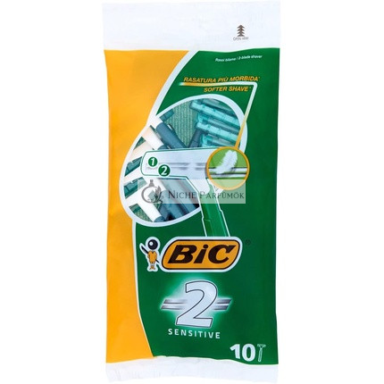 BIC 2 Sensitive Férfi Borotvák, 10 db