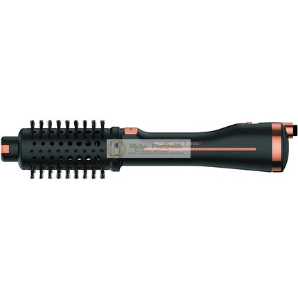 Rowenta CF9620 Ultimate Experience Meleglevegős Kefe 750W, 3 Kefe Tartozékkal és 3 Védősapkával, Fekete/Rózsa Arany
