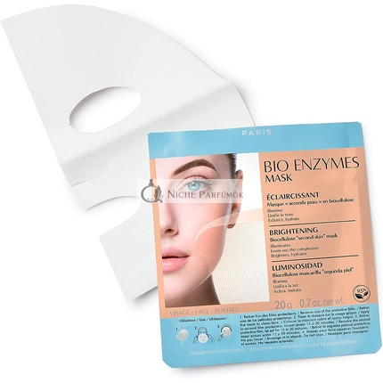 Talika Bio Enzimek Fényesítő Maszk Bio-Cellulóz Pigmentfoltokhoz, 1 Maszk