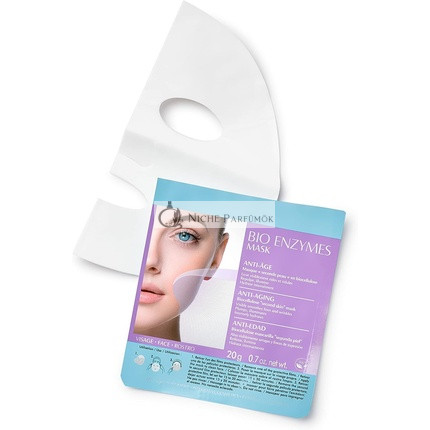 Talika Bio Enzymes Anti-Aging Arcpakolás Bio-Cellulose-al Érett Bőrre - 'Második Bőr' Hatású Maszk