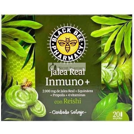 Black Bee Inmuno Gelee Royale mit Reishi 20 Ampullen