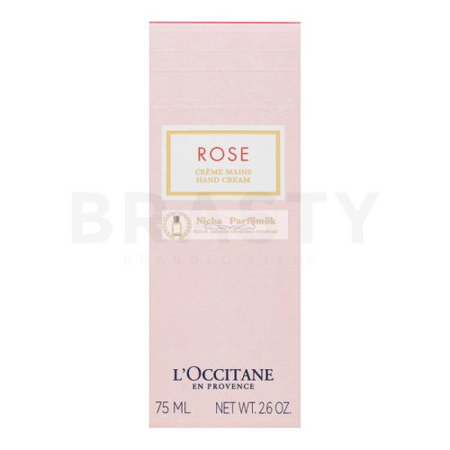 L'Occitane Rose Hand Cream Tápláló krém kézre és körömre 75 ml