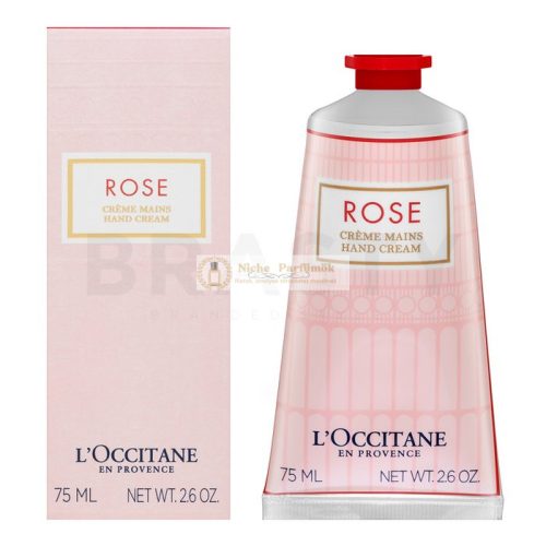 L'Occitane Rose Hand Cream Tápláló krém kézre és körömre 75 ml