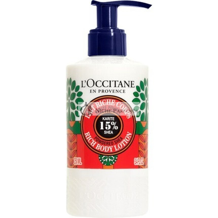 Por állagú Shea gazdag testápoló, 250 ml