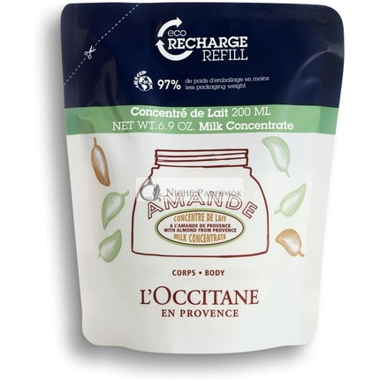 L'OCCITANE Mandula Tej Koncentrátum Eco Utántöltő, 200ml