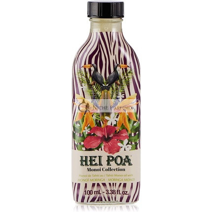 Hei Poa Testolaj Tiszta Tahiti Monoï Moringa Illattal, 100ml