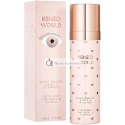 World by Kenzo Fresh Mist testre és ruhákra, 100ml