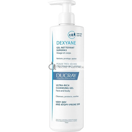 Ducray Dexyane Gel für fettige Haut, 400ml