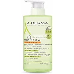  A-DERMA Exomega Control 2in1 Emollient Reinigungs-Gel Anti-Kratzen 500ml
