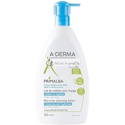 A-DERMA Primalba Sanfte Reinigungs-Lotion Ohne Abspülen, 500ml