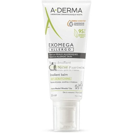 Exomega Control Emollient Anti-Itch Balzsam, 200 ml