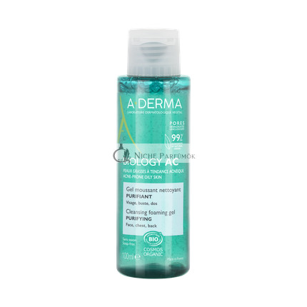 A-Derma Biology Ac Tisztító Habzó Gél Anti-Tökéletességek 100ml