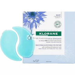   Klorane Glättende und Beruhigende Augenmasken mit Bio-Kornblume und Hyaluronsäure, 20ml