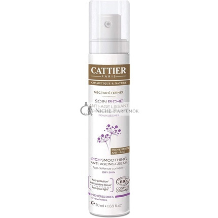 Cattier Eternal Nectar Gazdag Simító Anti-Aging Krém, 50ml