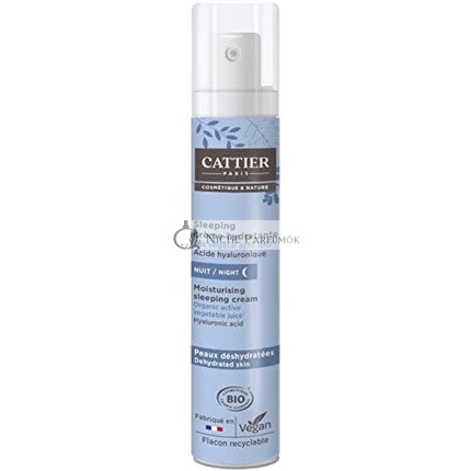 Cattier Hydratisierende Nachtcreme für dehydrierte Haut, 50ml