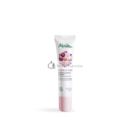 Melvita Rosennektar Augencontour-Gel, 15 ml